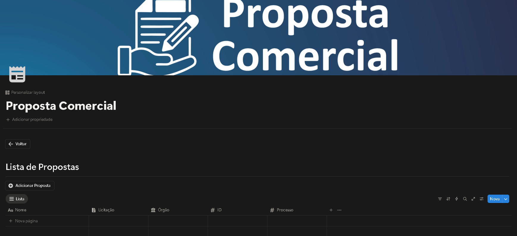 Propostas Comerciais